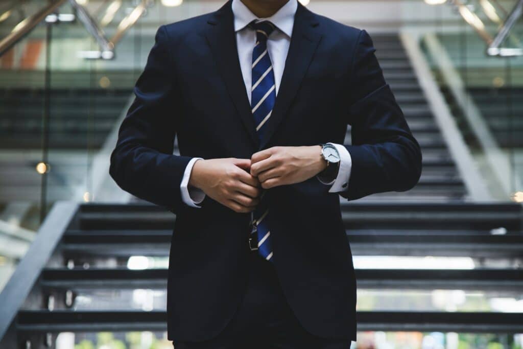 person standing near the stairs Business Income Insurance